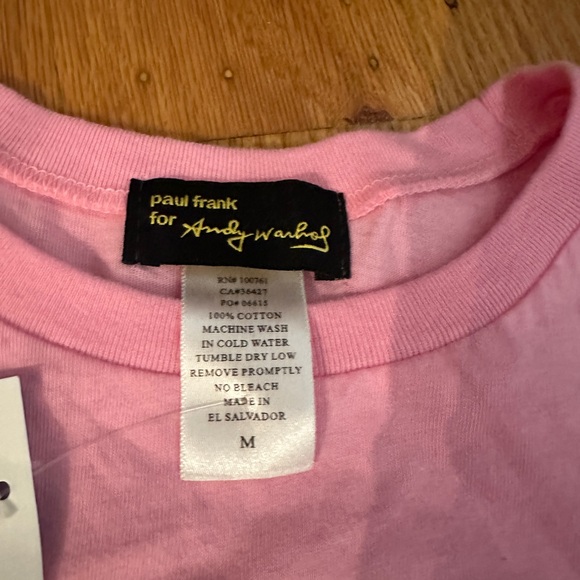 Vintage Paul Frank for Andy Warhol size kids M NWT 2004 - Picture 3 of 10